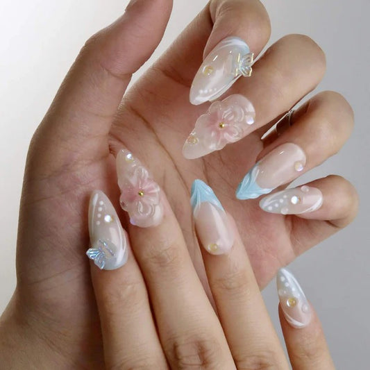 Dreamy Blossom Press on Nails Sets