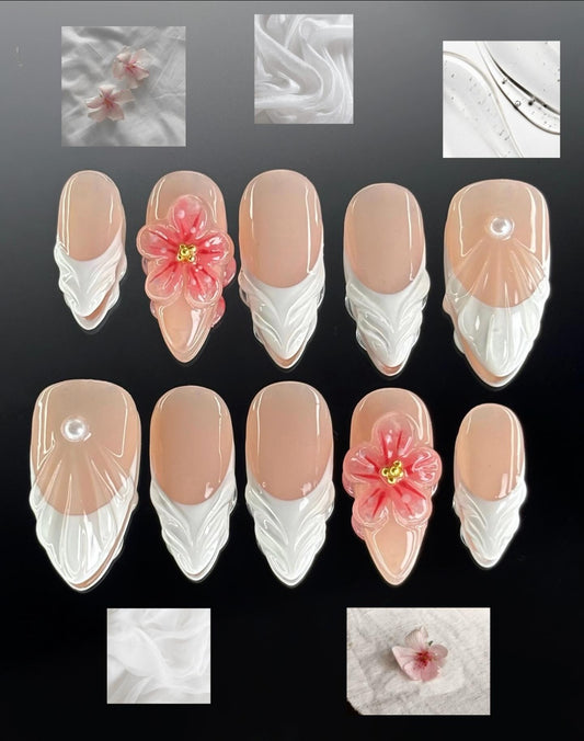 New Gel 3D press on Nails Sets