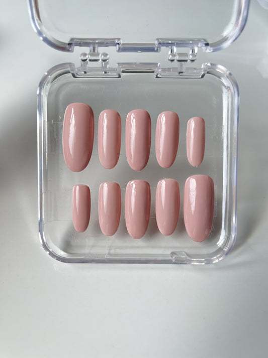 Milky Pink Press On Nails Set