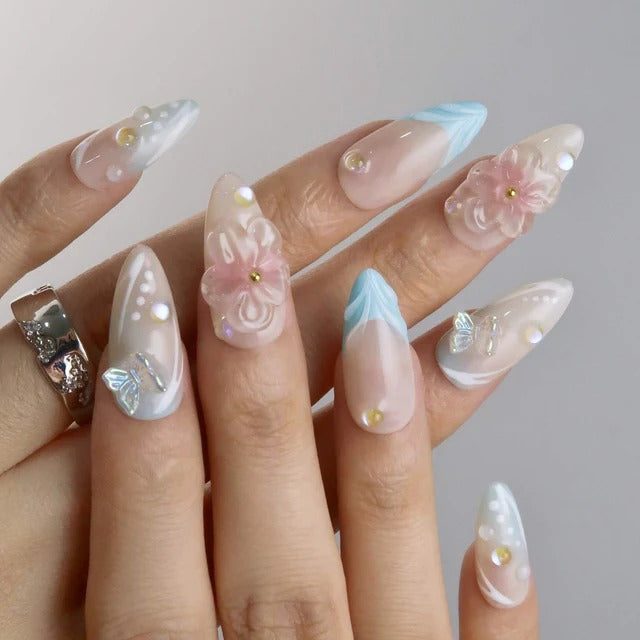 Dreamy Blossom Press on Nails Sets
